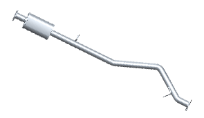 汽车尾气后处理—前级消声器